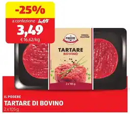 ALDI Il podere tartare di bovino offerta