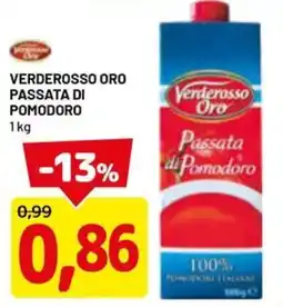 DPiù Verderosso oro passata di pomodoro offerta