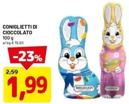 DPiù Coniglietti di cioccolato offerta