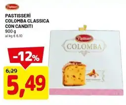 DPiù Pastisseri colomba classica con canditi offerta
