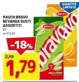 DPiù Rauch bravo bevanda offerta