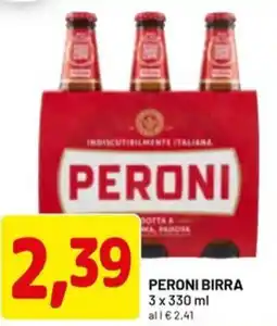 DPiù Peroni birra offerta