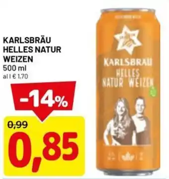 DPiù Karlsbräu helles natur weizen offerta