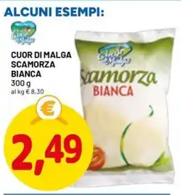 DPiù Cuor di malga scamorza bianca offerta