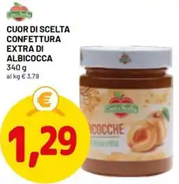 DPiù Cuor di scelta confettura extra di albicocca offerta
