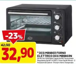 DPiù DCG MB9803 FORNO ELETTRICO DCG MB9803N offerta