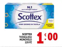 Deco Superstore Scottex tovaglioli monovelo offerta