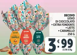 Deco Supermercati Decovo uovo di cioccolato offerta