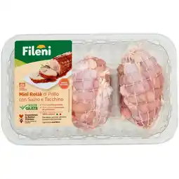 Spazio Conad MINI ROLLÈ DI POLLO CON SUINO E TACCHINO FILENI offerta