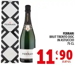Deco Supermercati Ferrari brut trento doc in astuccio offerta