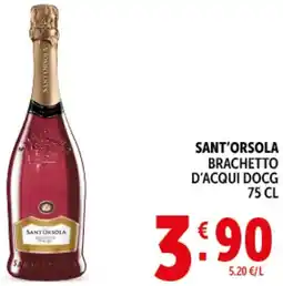Deco Supermercati Sant'orsola brachetto d'acqui docg offerta