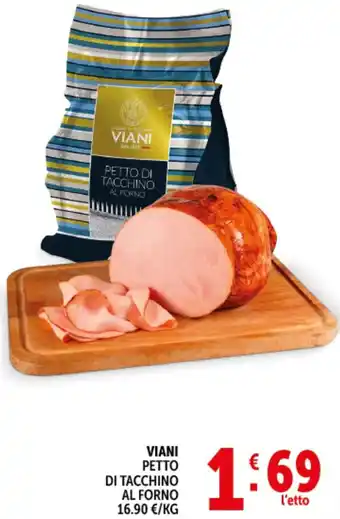 Deco Supermercati Viani petto di tacchino al forno offerta
