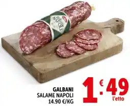 Deco Supermercati Galbani salame napoli offerta
