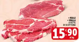 Deco Supermercati Reale spalla a fette di scottona offerta