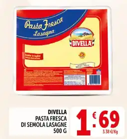 Deco Superstore Divella pasta fresca di semola lasagne offerta