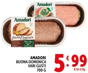 Deco Supermercati Amadori buona domenica offerta