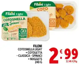 Deco Supermercati Fileni cotosnella light offerta