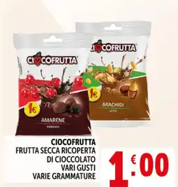 Deco Superstore Ciocofrutta frutta secca ricoperta di cioccolato offerta