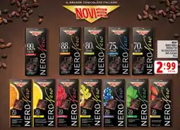 Deco Superstore Novi nero nero tavoletta di cioccolato 99% cacao offerta