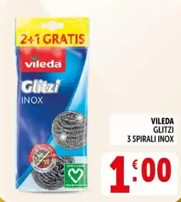 Deco Superstore Vileda glitzi 3 spirali inox offerta
