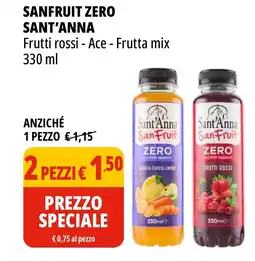 Tigros Sanfruit zero SANT'ANNA offerta