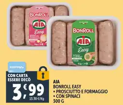 Deco Superstore Aia bonroll easy prosciutto e formaggio, con spinaci offerta