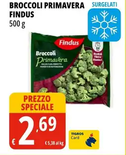 Tigros Broccoli primavera FINDUS offerta