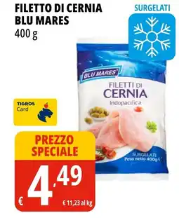 Tigros Filetto di cernia BLU MARES offerta