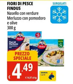 Tigros Fiori di pesce FINDUS offerta