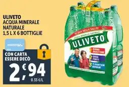 Deco Superstore Uliveto acqua minerale naturale offerta