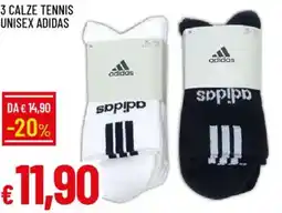 Galassia 3 calze tennis unisex ADIDAS offerta