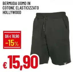 Galassia Bermuda uomo in cotone elasticizzato hollywood offerta