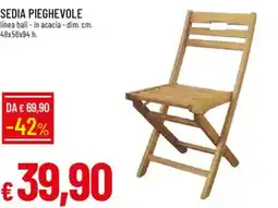 Galassia Sedia pieghevole offerta