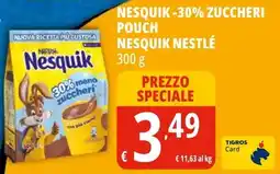Tigros Nesquik-30% zuccheri pouch nesquik NESTLÉ offerta