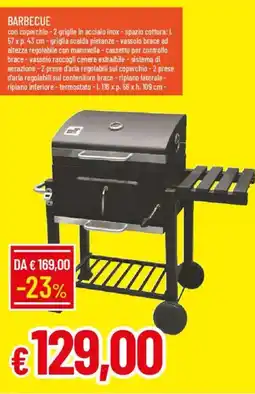Galassia Barbecue con coperchio offerta