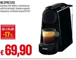 Galassia Nespresso essenza mini en85.b offerta