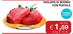 Coop TAGLIATA DI BOVINO CON RUCOLA offerta