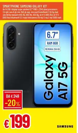 Galassia SMARTPHONE SAMSUNG GALAXY A17 offerta