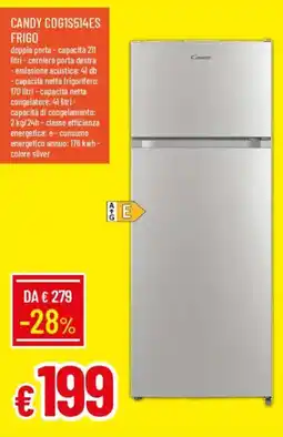 Galassia CANDY CDG1S514ES FRIGO offerta
