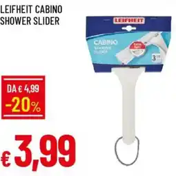 Galassia Leifheit cabino shower slider offerta