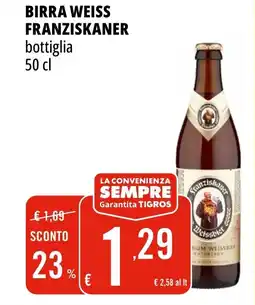 Tigros Birra weiss FRANZISKANER offerta