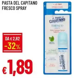 Galassia Pasta del capitano fresco spray offerta