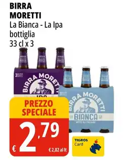 Tigros Birra MORETTI offerta