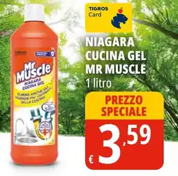 Tigros Niagara cucina gel MR MUSCLE offerta