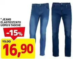 DPiù Jeans elasticizzato uomo 5 tasche offerta