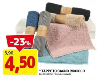 DPiù Tappeto bagno ricciolo offerta