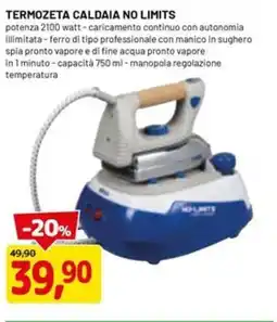 DPiù Termozeta caldaia no limits offerta