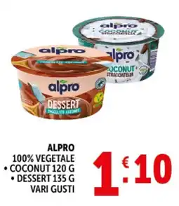 Deco Supermercati Alpro 100% vegetale coconut offerta