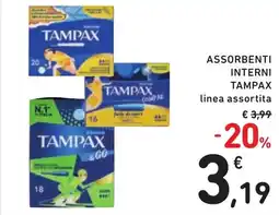 Spazio Conad Assorbenti interni TAMPAX offerta
