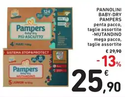 Spazio Conad Pannolini baby-dry mutandino PAMPERS offerta